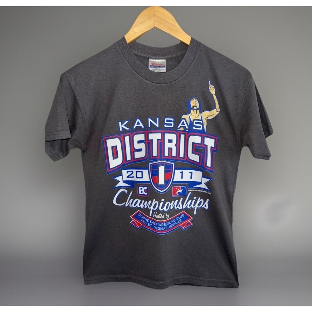Wrestling Kansas District Championships 2011 Olathe East St Thomas Tee Youth L